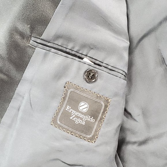 Ermenegildo Zegna Wool Black Tuxedo Blazer Jacket - Picture 4 of 7